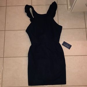 Lauren James Navy Blue Claire Dress